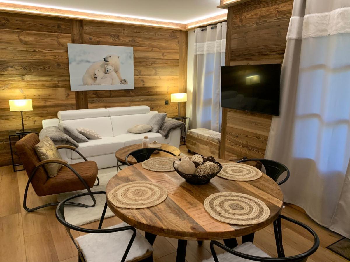 Appartement Luxe Prince Des Cimes Arc 1950 Piscine Interieure Et Exterieure Les Arcs  Luaran gambar
