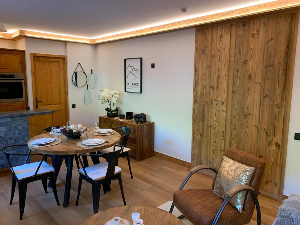Appartement Luxe Prince Des Cimes Arc 1950 Piscine Interieure Et Exterieure Les Arcs  Luaran gambar